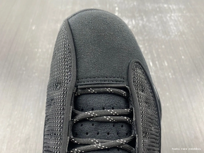 Rep Husky Air Black Retro Jordan Cat 13 414571-011 0820
